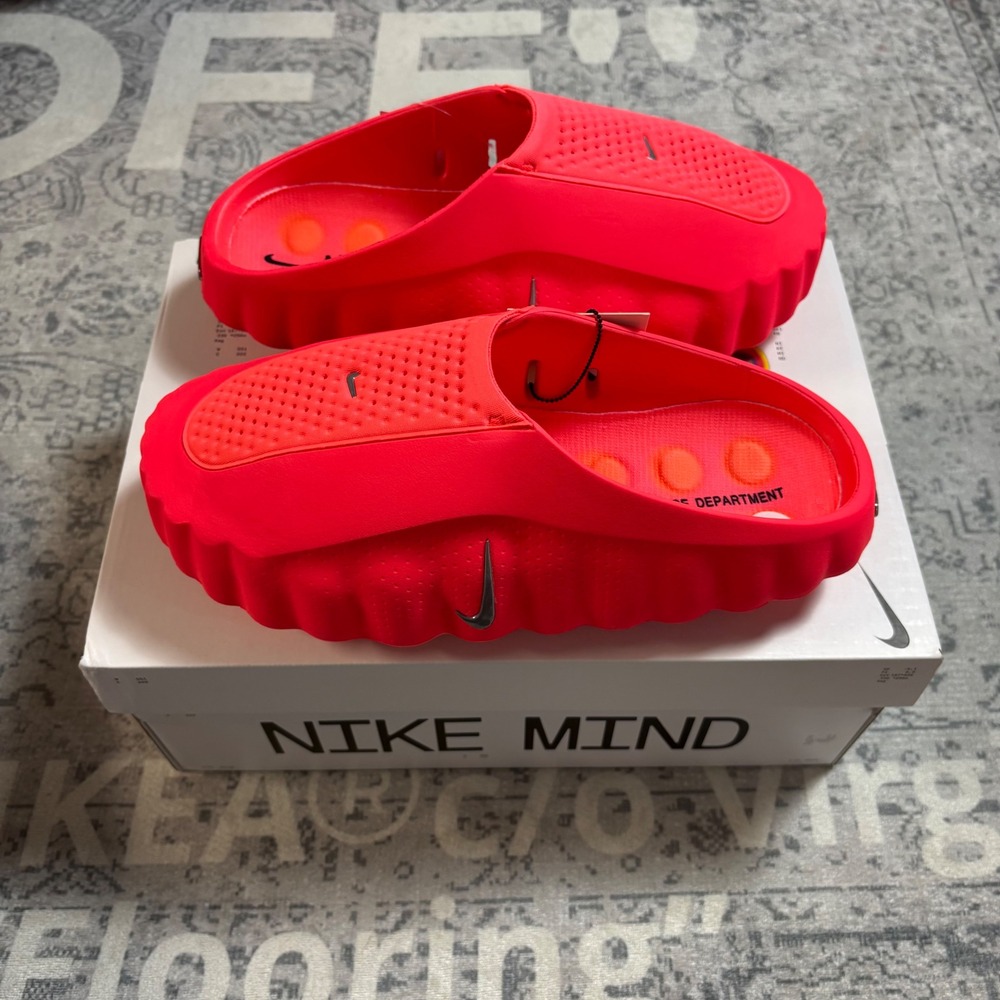 Nike ISPA MindBody Slides Mens 11 Bright Crimson Red DH7546-600 NWT New Box